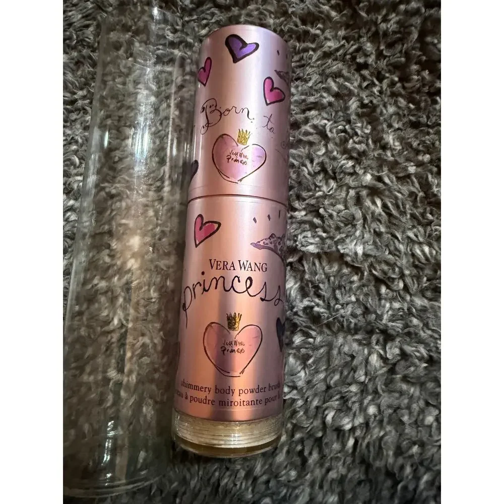 Vera Wang Princess Shimmery Body Powder‎ Brush 2.5oz NIB Body Glow Brush